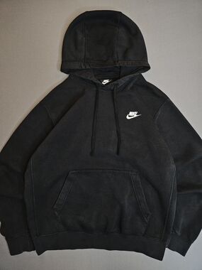 Nike Club Pullover Hoodie - Classic Black - Men’s Size Medium